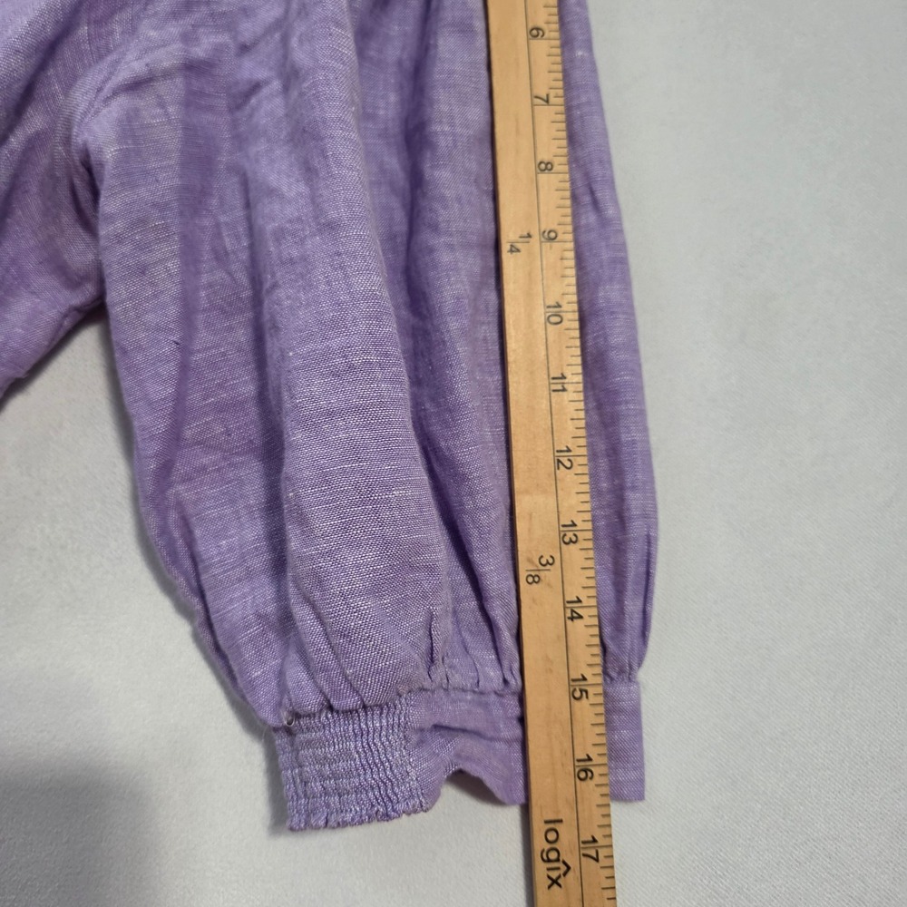 Lilly Pulitzer Mialeigh Elbow Sleeve Linen Shift Dress 16 Lilac Coastal Resort - Picture 9 of 16